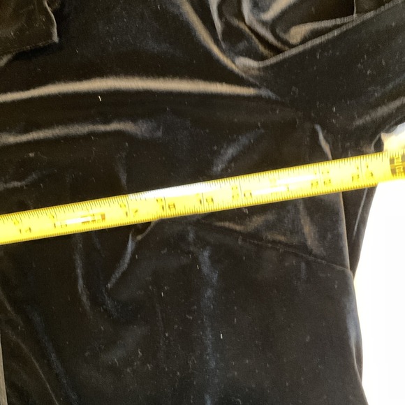 Units Woman Black Velvet Jacket‎ Frog Close Mandarin Collar Size 1X - Picture 4 of 8